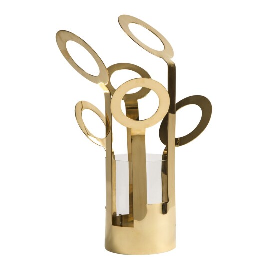 Klong Fanny vase stor 23 cm messing Klong Fanny vase stor 23 cm messing