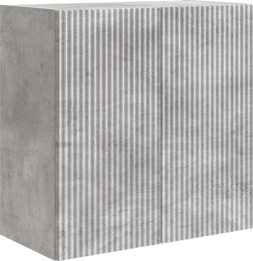 vidaXL Vegghengt skap Betonggrå 59 x 31 x 60 cm Konstruert tre