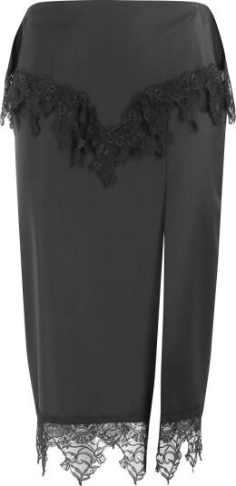 Blumarine Dame Skjørt Svart S, Blumarine Dame Skjørt Svart S,