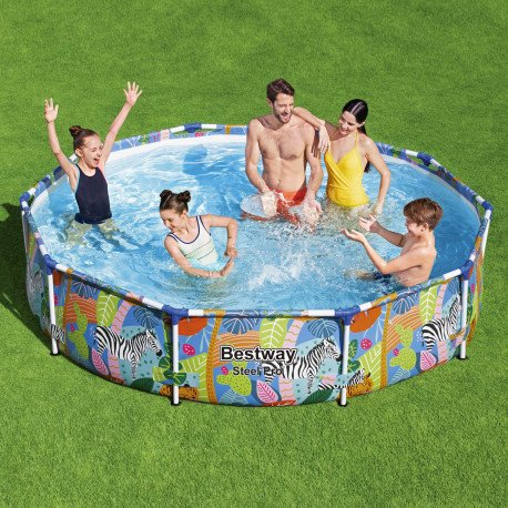 Bestway Basseng Steel Pro Frame Pool Model 56985 305x66cm Bestway Basseng Steel Pro Frame Pool Model 56985 305x66cm