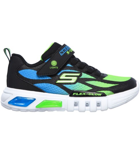 Skechers Sko m. Lys Dezlo Svart/Blå/Lime 31 Blinkende sko Skechers Sko m. Lys Dezlo Svart/Blå/Lime 31 Blinkende sko