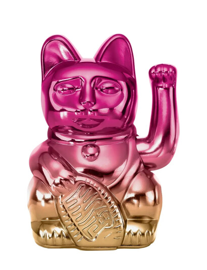 Donkey Vinkende Kat Maneki Neko Player Two Pink H:15CM Donkey Vinkende Kat Maneki Neko Player Two Pink H:15CM