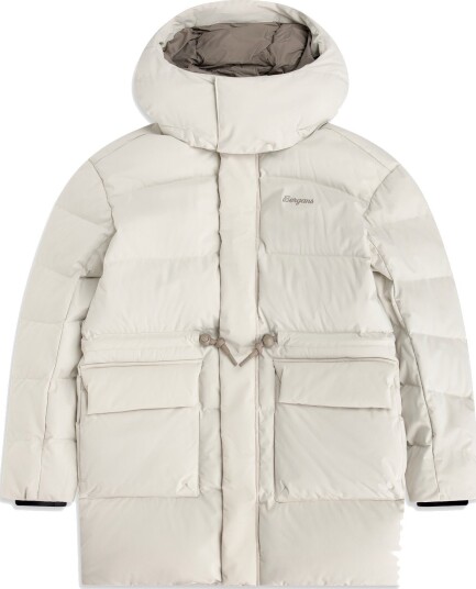Bergans Dyna Down Hood Jakke Dame Bone White M M
