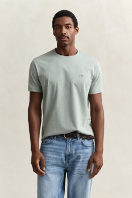 Klassisk t skjorte i regular fit CERAMIC GREY S