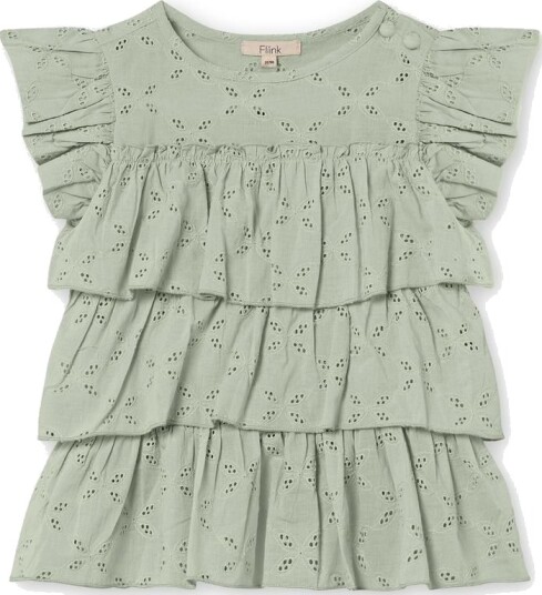 Fliink Harper Topp Aqua Gray (80 / 1 år)