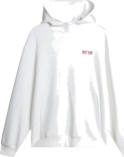 J.Lindeberg 30Y Callan Unisex Hoodie Hvit Golfgenser herre White X Small