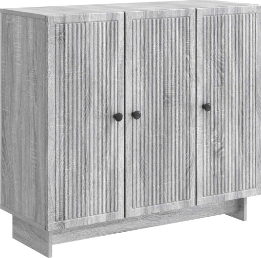 Serviesskap Grå sonoma 89 x 34,5 x 80 cm Konstruert tre Serviesskap Grå sonoma 89 x 34,5 x 80 cm Konstruert tre
