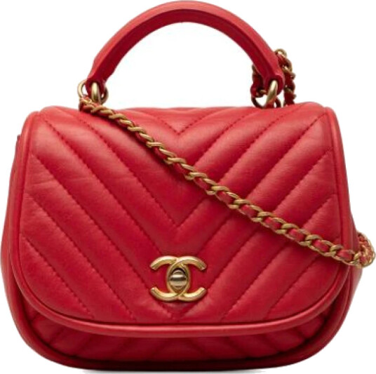 Chanel Vintage Dame Rød Chanel Vintage Dame Rød