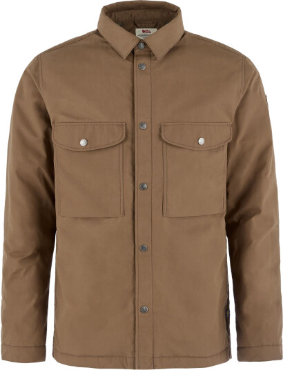 Fjellreven Men"s Övik Down Shirt Jacket Wood Brown XL