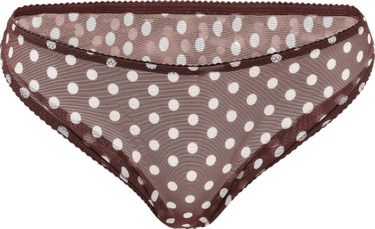 Understatement Underwear Mesh Bikini Briefs Brown M