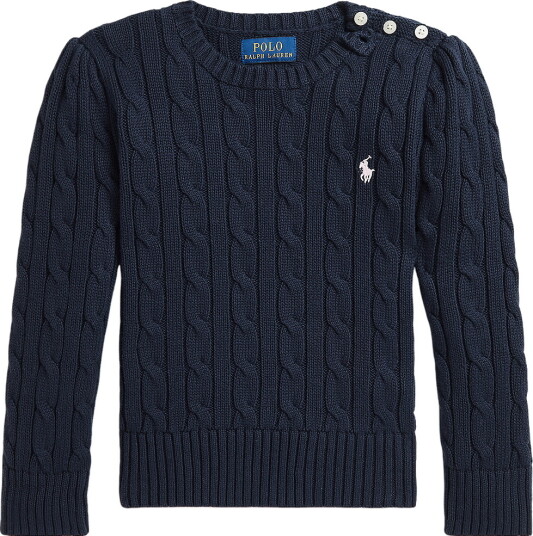Polo Ralph Lauren Rl Navy W/ Nevis Girl Pullover 6 år