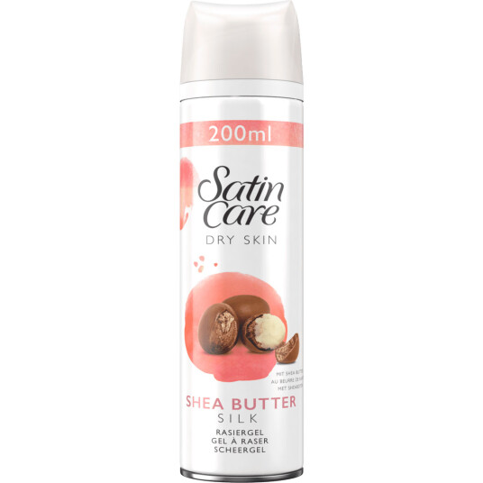 Gillette Bargel Satin Care Sheasmør 200 ml. Gillette Bargel Satin Care Sheasmør 200 ml.