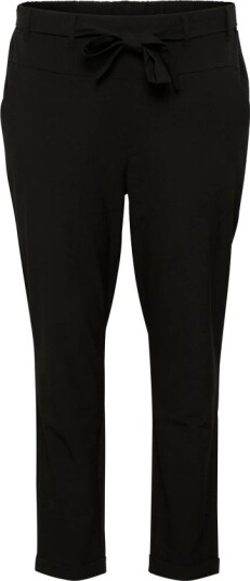 KAFFE Curve - Bukse kcJia Belt Pants - Svart KAFFE Curve - Bukse kcJia Belt Pants - Svart