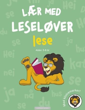 Lese. Lær med leseløver. Med klistremerker!