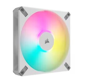 Corsair iCUE AF140 RGB ELITE 140mm PWM Vifte (hvit) Corsair iCUE AF140 RGB ELITE 140mm PWM Vifte (hvit)