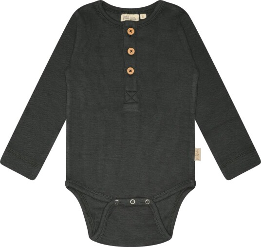 Petit Piao Body Modal Placket Pine Green (56 / 1 2 mnd)