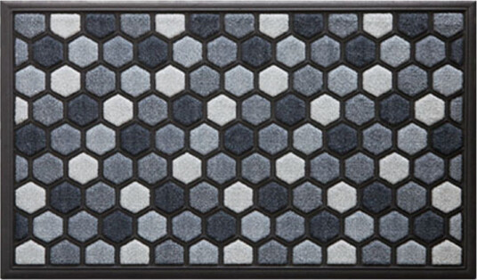 LAKO PORTACOLOR DØRMATTE HEXAGON GRÅ 45X75X0,9