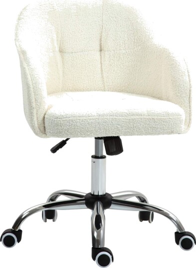 Ergonomisk kontorstol Teddy Fleece Justerbar Høyde
