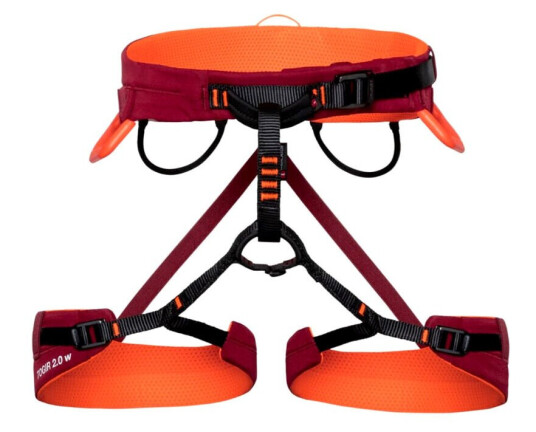 Mammut Togir 2.0 3 Slide Harness Women Blood Red XS Mammut Togir 2.0 3 Slide Harness Women Blood Red XS