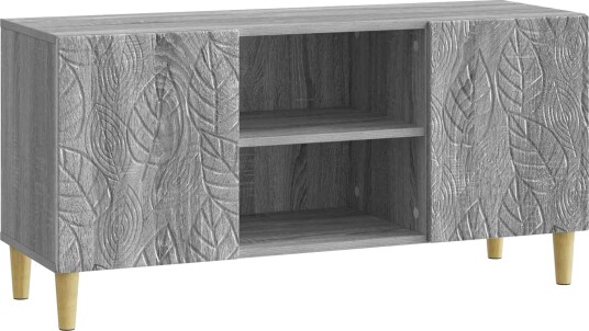 TV skap 102 x 34,5 x 50 cm Grå Sonoma Konstruert tre TV skap 102 x 34,5 x 50 cm Grå Sonoma Konstruert tre