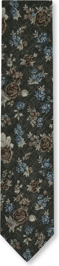 Oscar Jacobson Tie - OLIVE GREEN - One Size