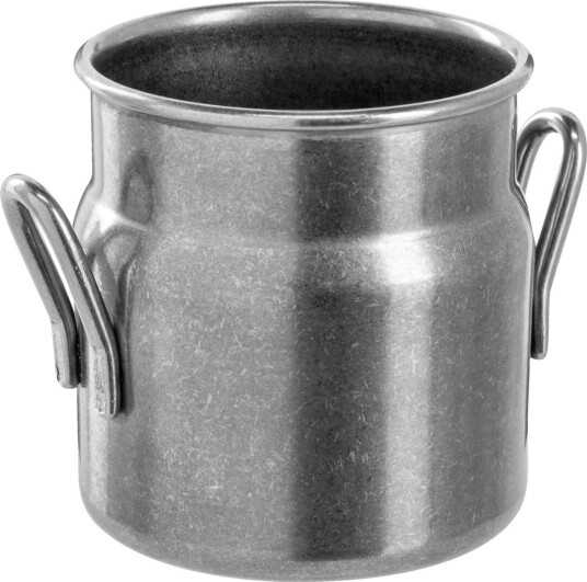 Vega 4x Mini melkespann Malino 9 cl 4.5x5 cm Sølvfarge Rund 4 Stykk / Forpakning