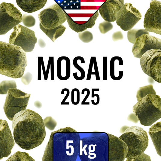Humle Mosaic 2025 5 kg 11,8% Alfasyre