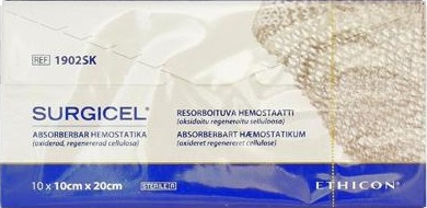 Surgicel Original blodstoppende bandasje 10x20cm 10 stk Surgicel Original blodstoppende bandasje 10x20cm 10 stk