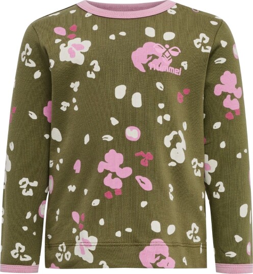 Hummel Genser hmlAlisa Capulet Olive Hummel 1 år (80) Genser Grønn Rosa