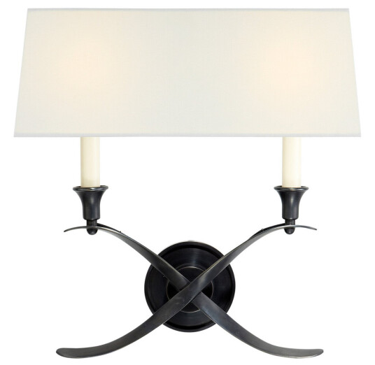 Cross Bouillotte vägglampa brons L Cross Bouillotte vägglampa brons L