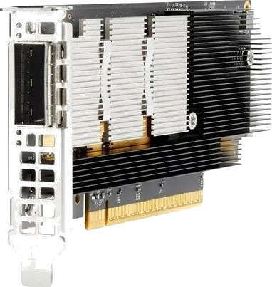HP E InfiniBand NDR200 MCX75310AAS HEAT Adapter P45642 B22 HP E InfiniBand NDR200 MCX75310AAS HEAT Adapter P45642 B22