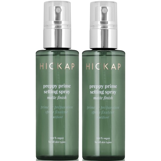 HICKAP Preppy Prime Setting Spray Matte Finish Duo 2x100 ml HICKAP Preppy Prime Setting Spray Matte Finish Duo 2x100 ml