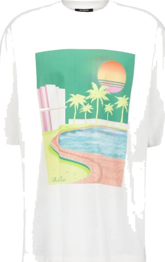 Balmain Dame Topper Hvit L,