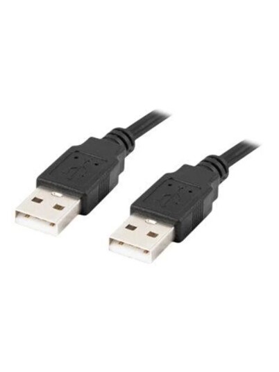 Lanberg USB A to USB A 1.8m CA USBA 20CU 0018 BK