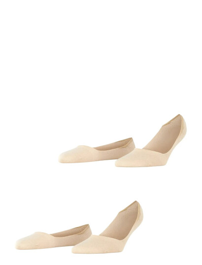 Esprit Socks Cotton Invisible 2-Pack Sustainable Uni Coloured - Cream - 39-42 Esprit Socks Cotton Invisible 2-Pack Sustainable Uni Coloured - Cream - 39-42