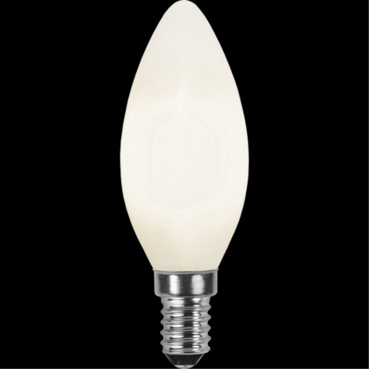 LED lampe E14 C35 Opak glødetråd RA90