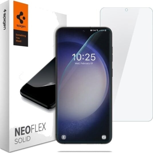 Spigen Neo Flex, Samsung, Galaxy S23 Plus, Fallsikker, Støvresistent, Ripebestandig, Gjennomsiktig, 1 Stykker