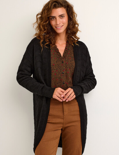 Kaffe Kaemria Knit Cardigan - Black - S Kaffe Kaemria Knit Cardigan - Black - S