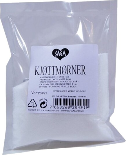 Saga kjøttmørner krydder pose 125 g Saga kjøttmørner krydder pose 125 g