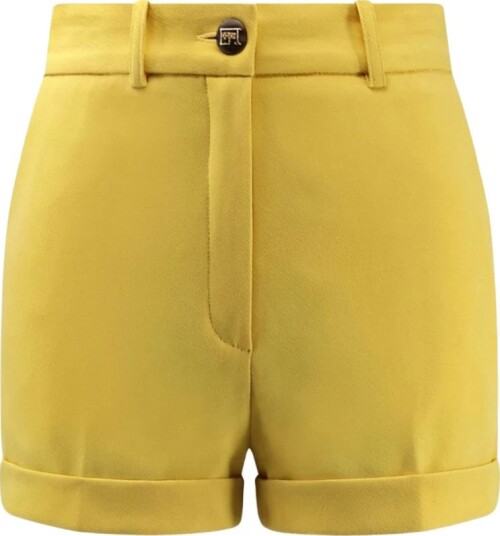 Elisabetta Franchi Dame Shorts Gul S,