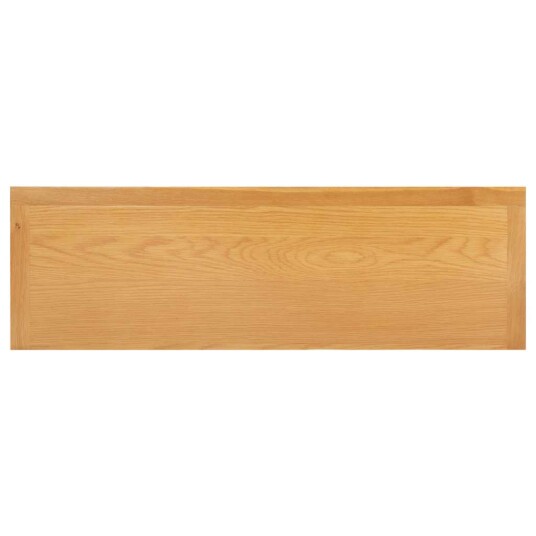 vidaXL Kommode 105x33,5x73 cm heltre eik