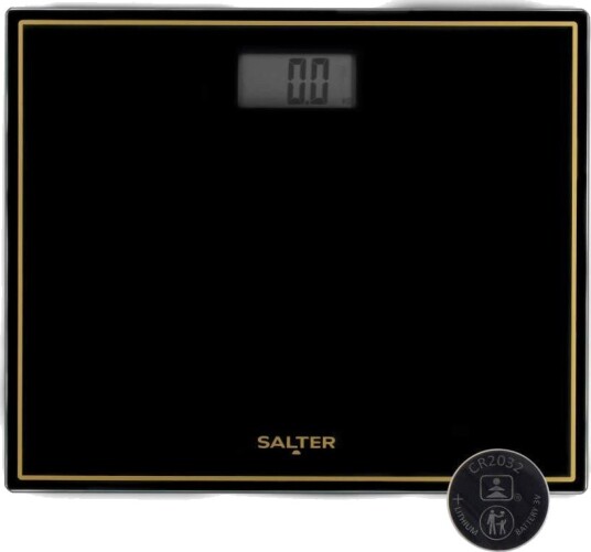 Salter 9207 BGHCFEU12 Kompakt elektronisk personvekt Maks 150 kg Svart