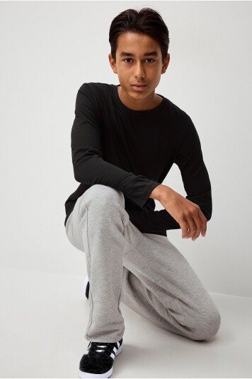 Ellos Collection T skjorte LS Basic Svart Ellos Collection T skjorte LS Basic Svart