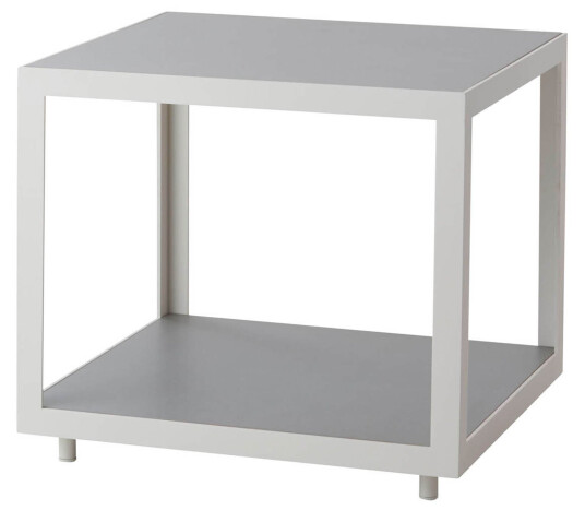Cane-line Level sofabordstativ Hvit 48 x 48 cm Hvit
