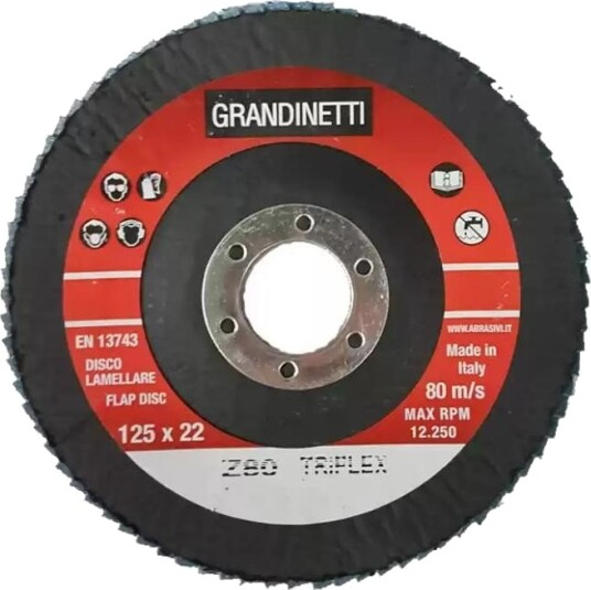 Grandinetti L125Z080TFC Slipeskive, vinkelsliper Grandinetti L125Z080TFC Slipeskive, vinkelsliper