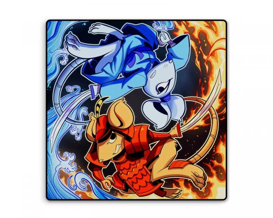 Infinitymice The Duel - Gaming Musematte - Xl Square