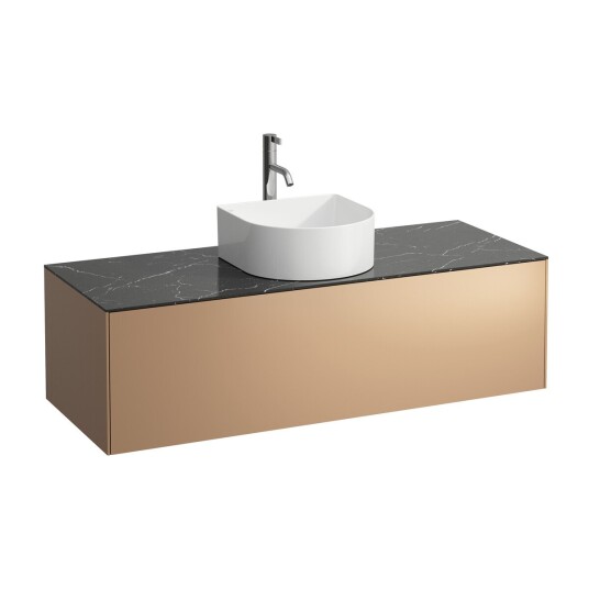 Laufen Sonar Servantskap med 1 skuff 1175x455 mm Kobber/Nero Marquina