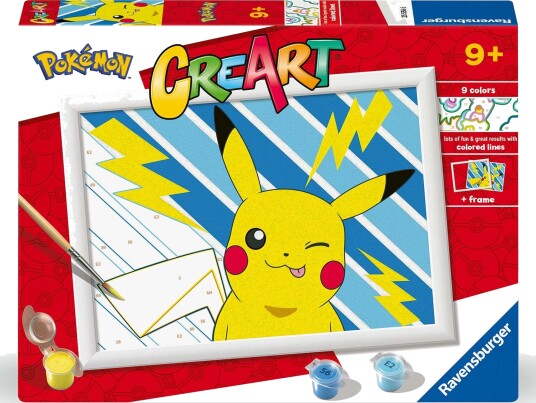 Ravensburger Creart Cheeky Pikachu D/F/I/En/E/Pt - Multi/patterned - ONE SIZE Ravensburger Creart Cheeky Pikachu D/F/I/En/E/Pt - Multi/patterned - ONE SIZE