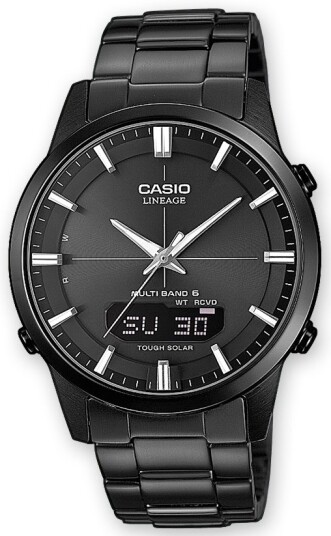 Casio Herreklokke LCW M170DB 1AER Radio Controlled Sort/Stål Ø39 mm