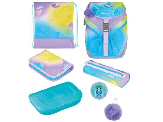 Herlitz Softlight Greenline Little Monster Lunchboks Pennal Pencil Pouch Skolesekk Sportsbag Jente Barneskole Ryggsekk 18 L Sidelomme Herlitz Softlight Greenline Little Monster Lunchboks Pennal Pencil Pouch Skolesekk Sportsbag Jente Barneskole Ryggsekk 18 L Sidelomme